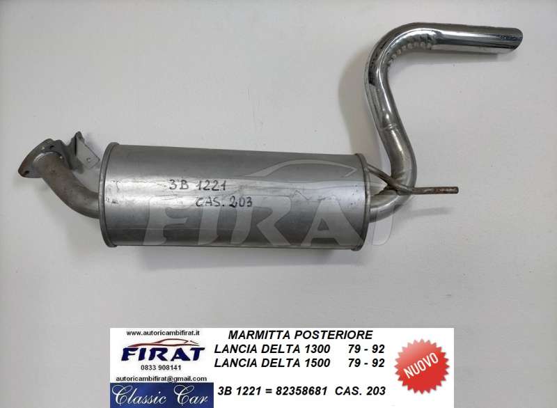 MARMITTA LANCIA DELTA 1300/1500 79 - 92 POST. (1221)